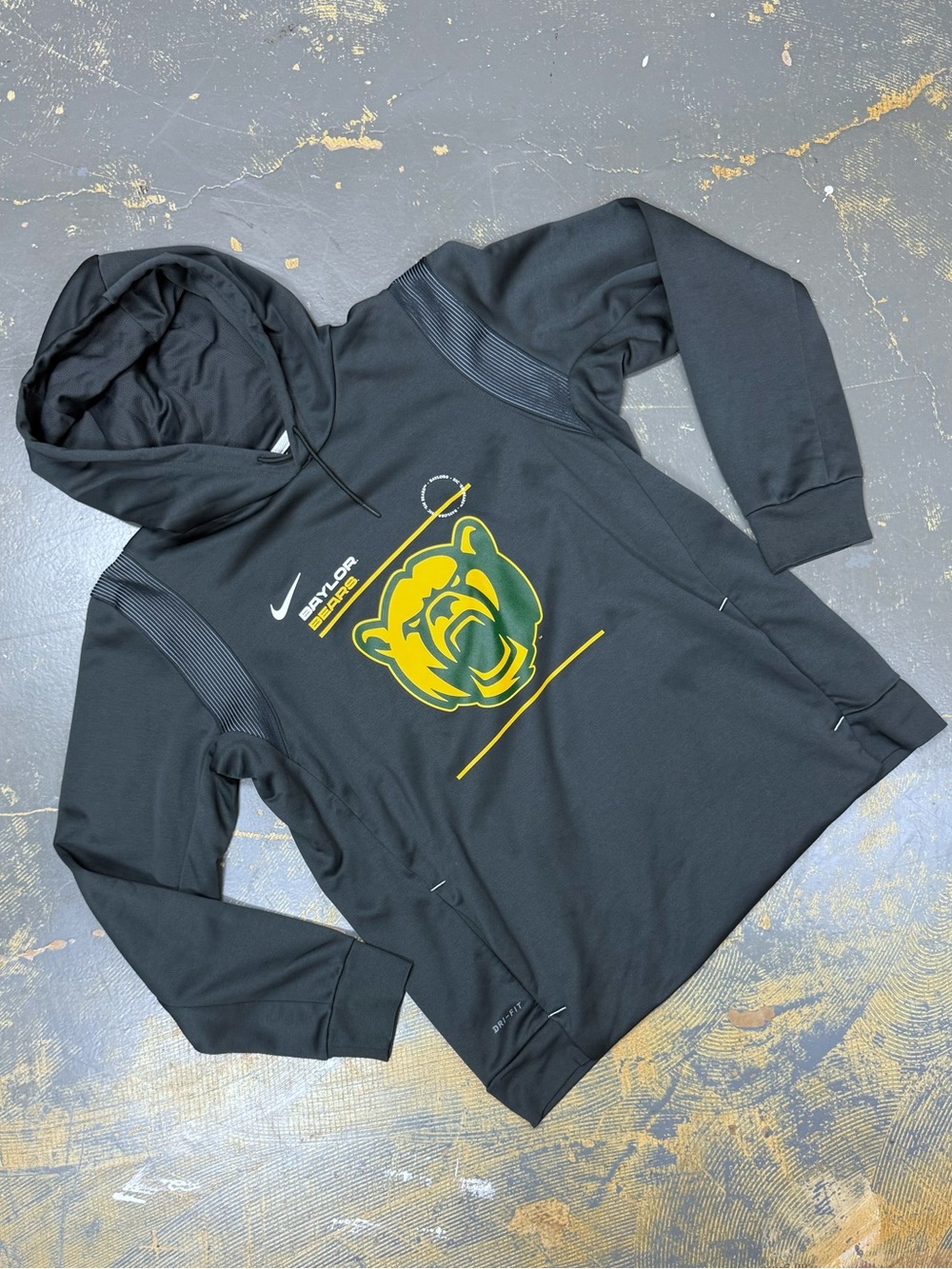 Nike Baylor Bears Pull Over Hooded Sweater CW3490-060 XL NCAA University Grey